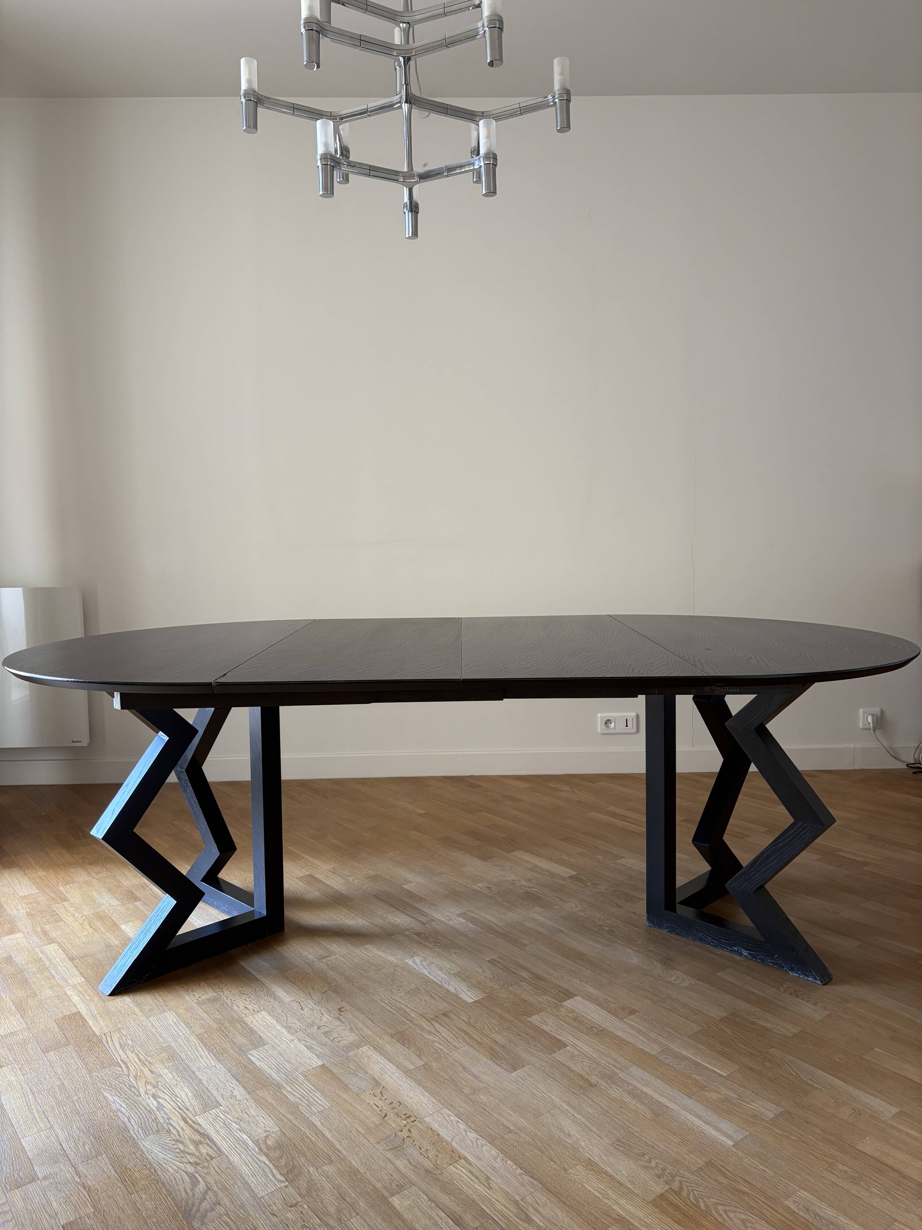 Artelano dining table - wenge finish - 2 extensions
