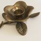 Brass "flower" candlestick