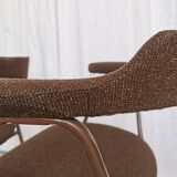 Mid-century modern dining armchairs - 70s niko kralj stol kamnik - set of 4