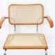 Cesca B64 Breuer Made in Italy armchair - Seat cane redone