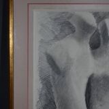 Gérard Ramon, sculptural forms, pencil drawing