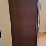 Wooden wardrobe 2/3 hanging space 1/3 linen closet