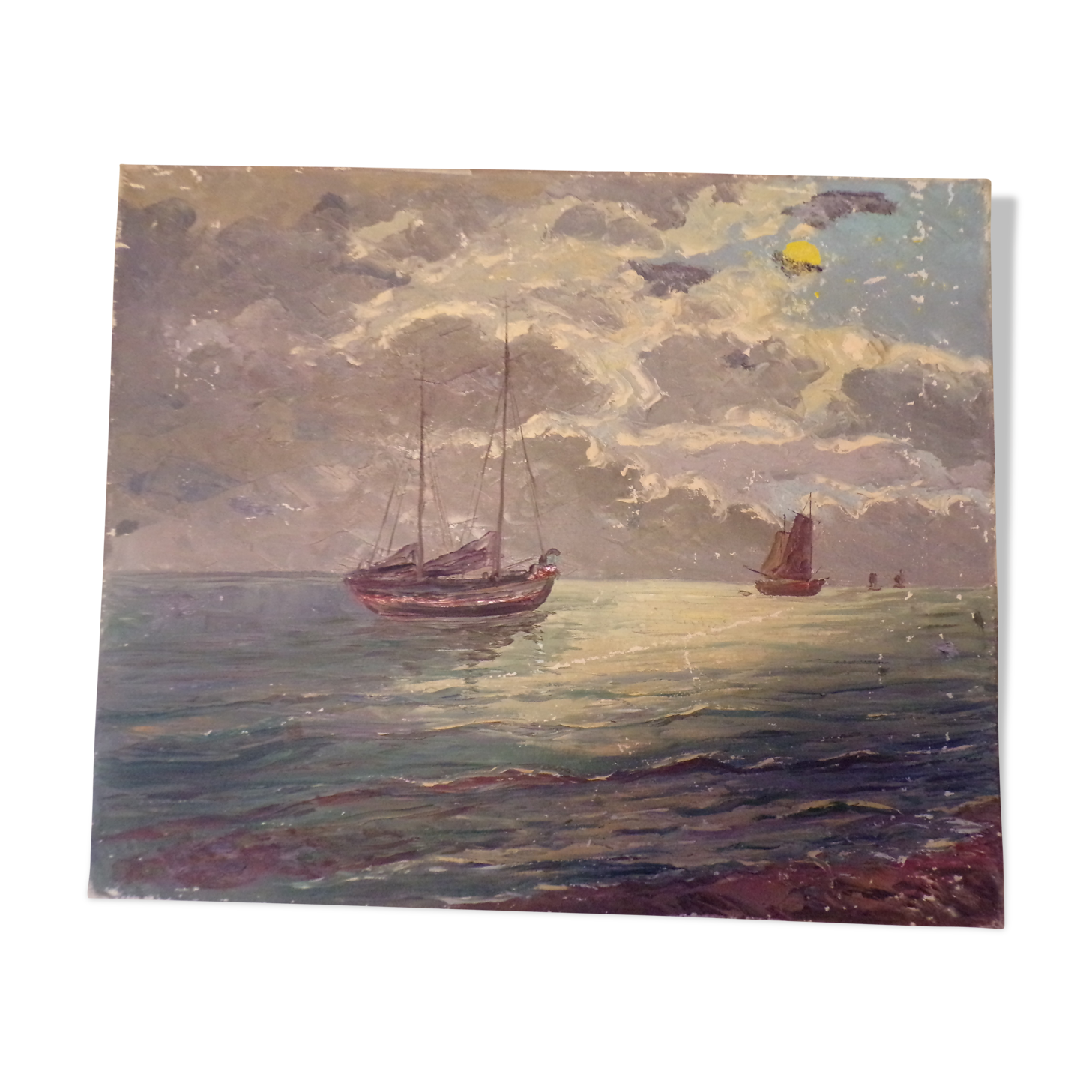 Oil on canva, marine decor