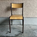 Chaise écolier vintage