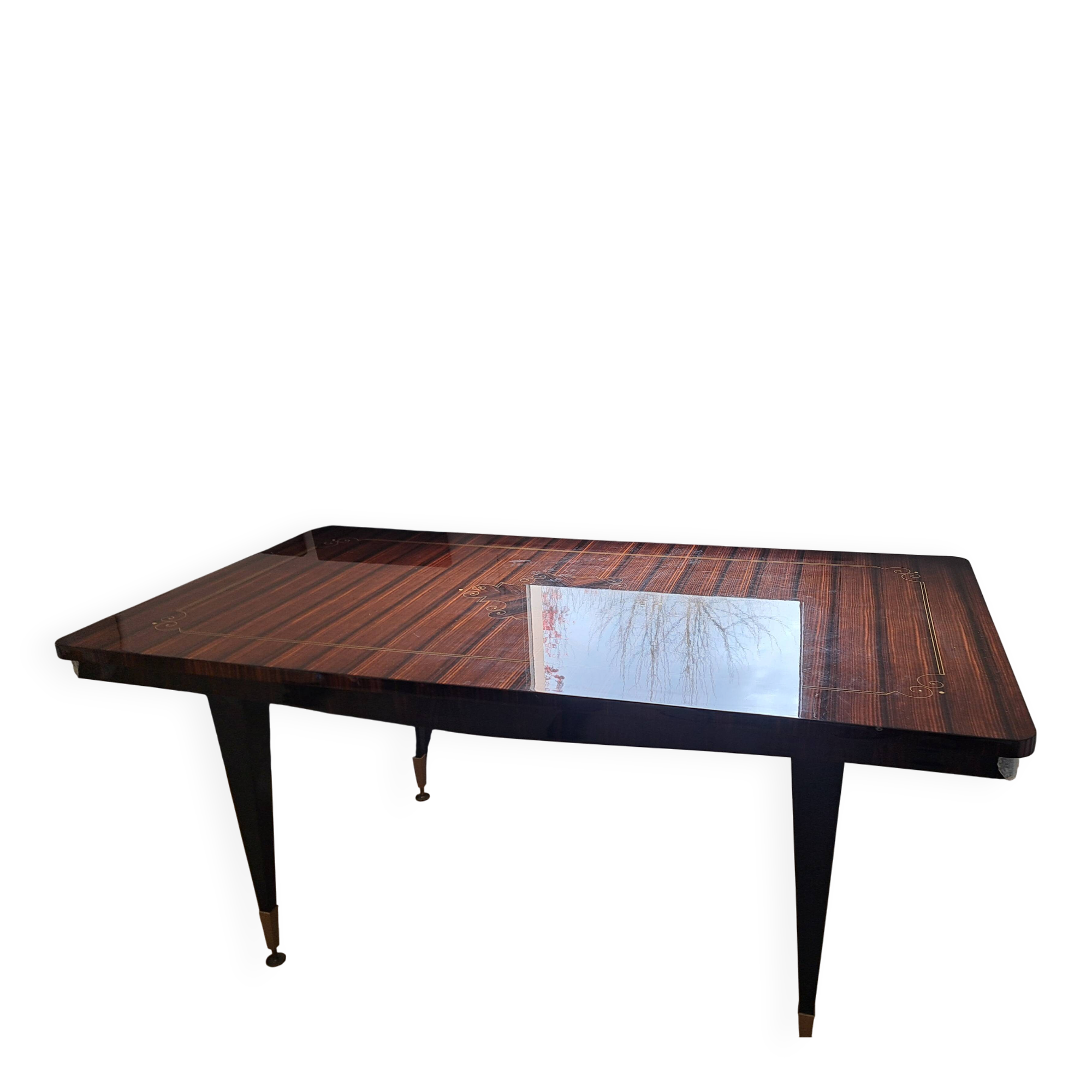 rosewood veneered table from the 1960s