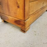 Louis Philippe walnut and marble dresser