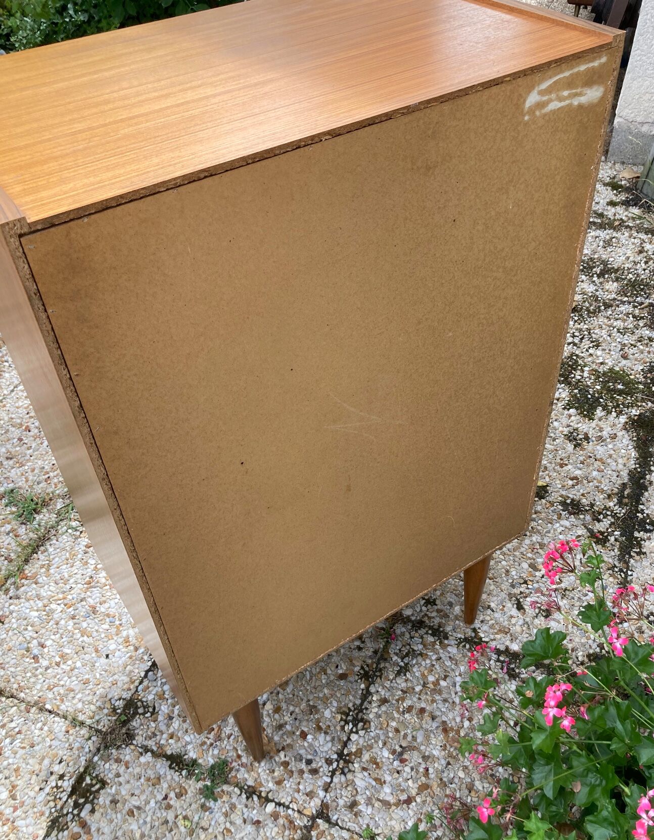 Vintage rag chest of drawers from the 60s