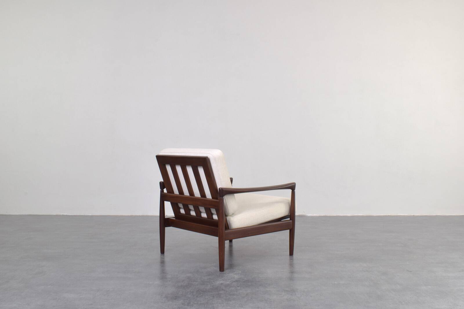 Fauteuil lounge Kolding en teck, style Mid-Century, conçu par Erik Wørts pour IKEA, années 1960