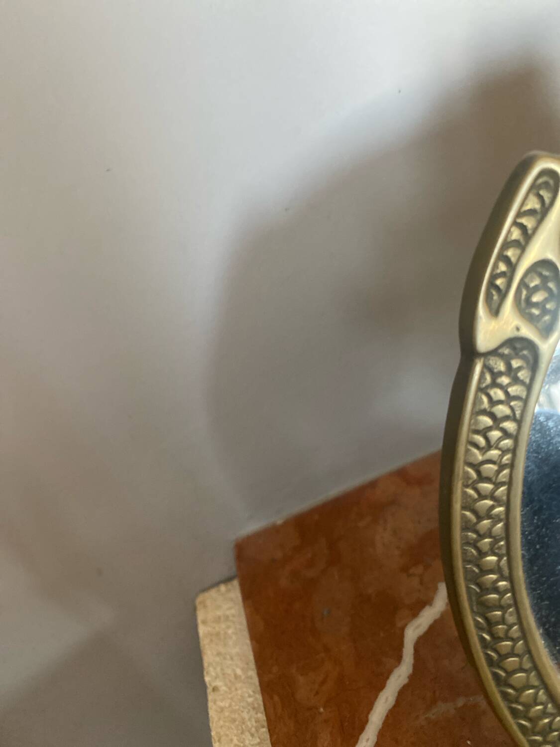 Art Nouveau table or makeup mirror