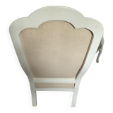 2 Voltaire armchairs redone by professional upholsterer