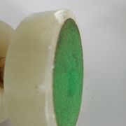 Briquet de table piezo onyx et métal doré, kogen 1970-1980