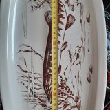 Gien fish service set - vintage 1980