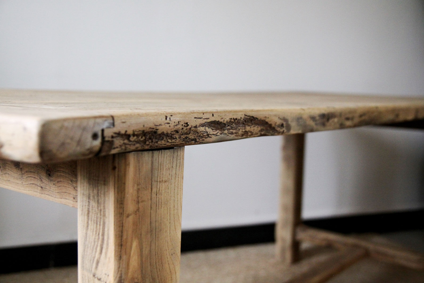 Table de ferme en bois ancienne