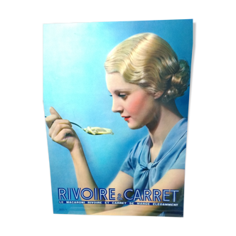 A color advertisement Rivoire and Carret with lamination (Brillant) from period review 1930