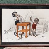 Set of two lithographs by Georges Redon (1869-1943)