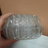 Pique fleurs en verre