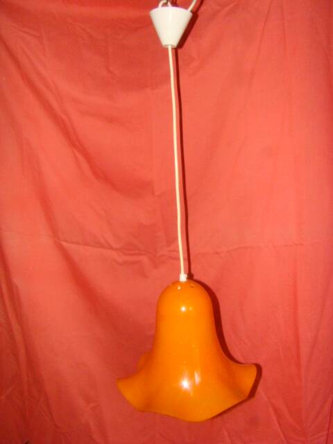 orange plastic suspension from the 1970s