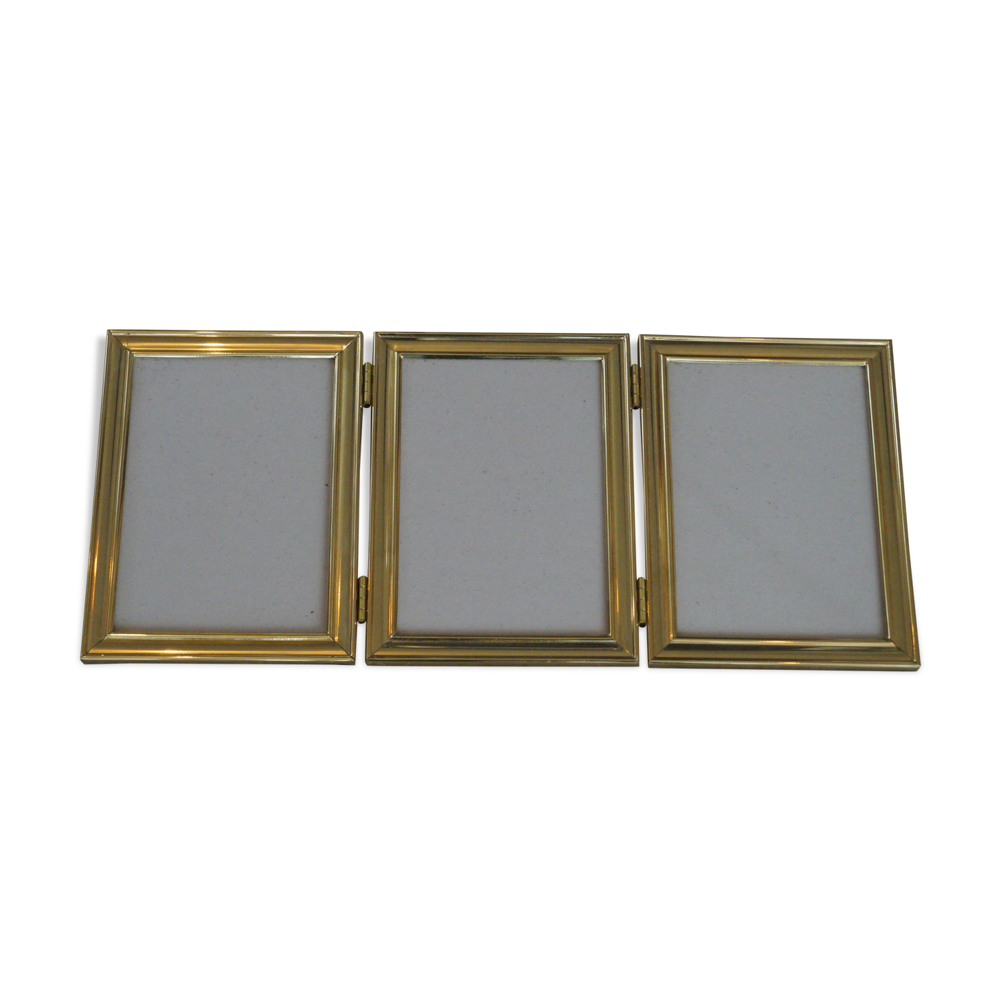 Brass frame triptych 1970