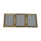 Brass frame triptych 1970