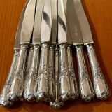 Christofle 12 large marly model knives 24.5 cm