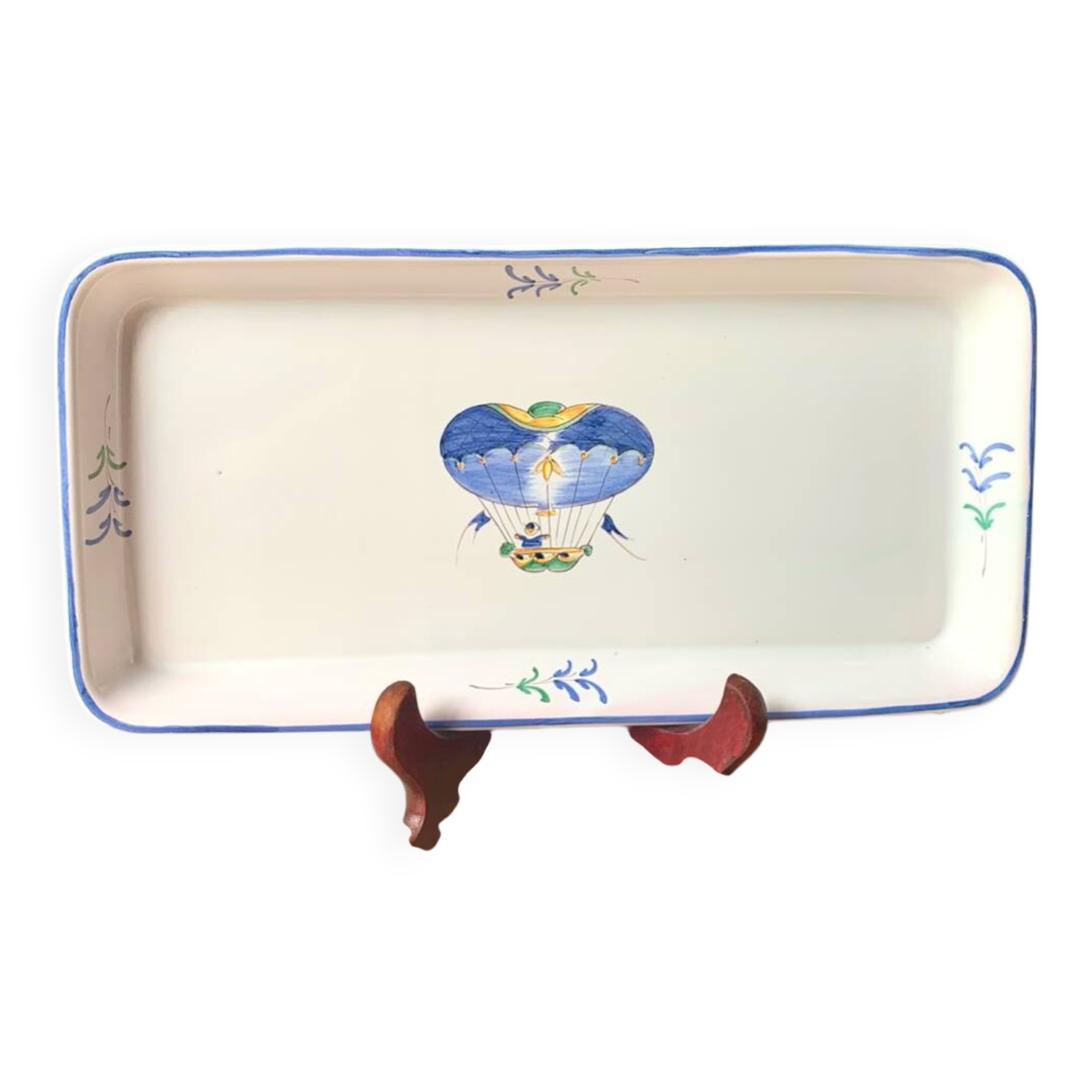 Moustiers hot air balloon cake dish