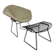 Diamond chair & ottoman harry bertoia pour knoll