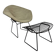 Diamond chair & ottoman harry bertoia pour knoll