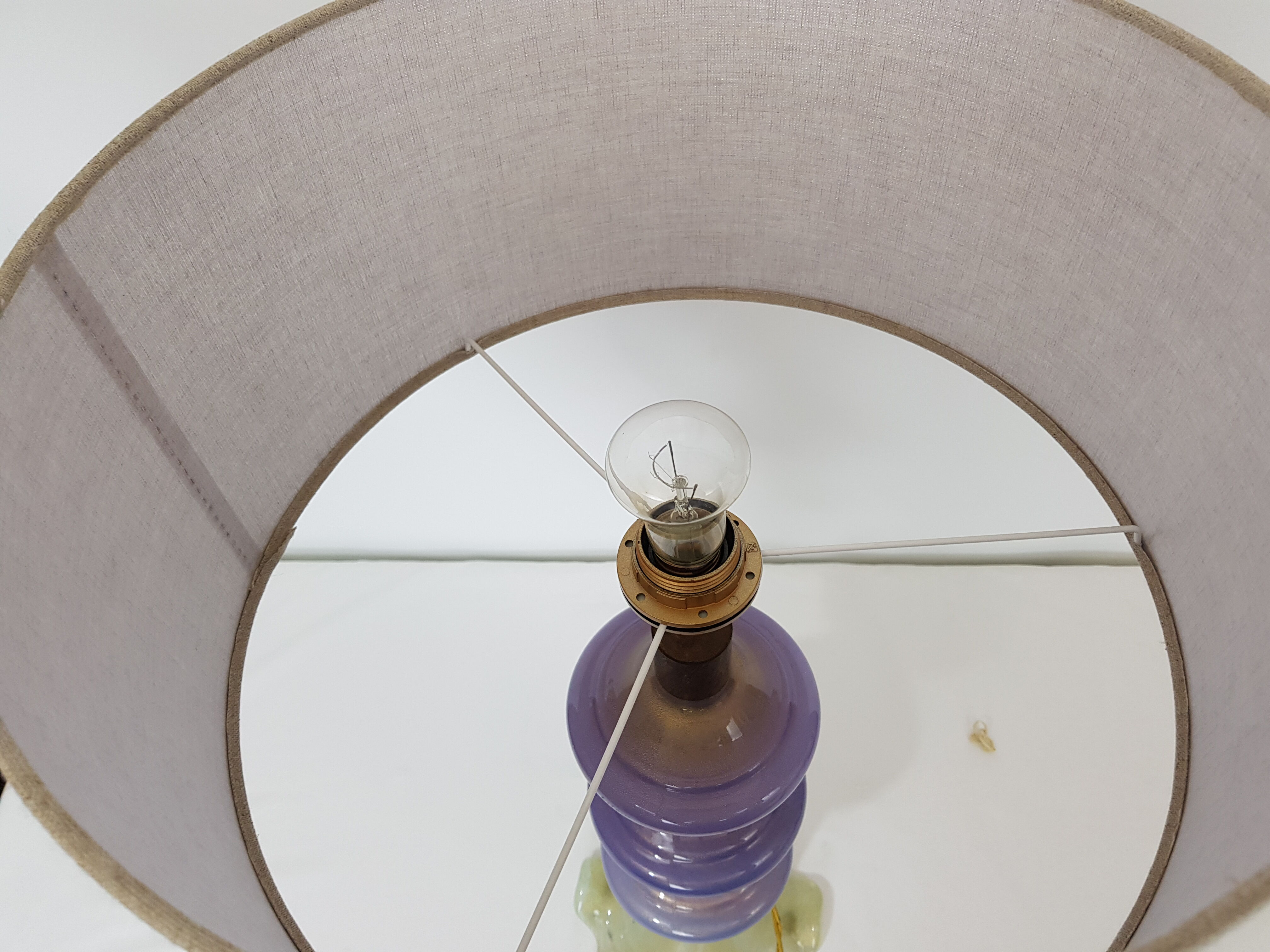 Murano glass lamp by Seguso 1970