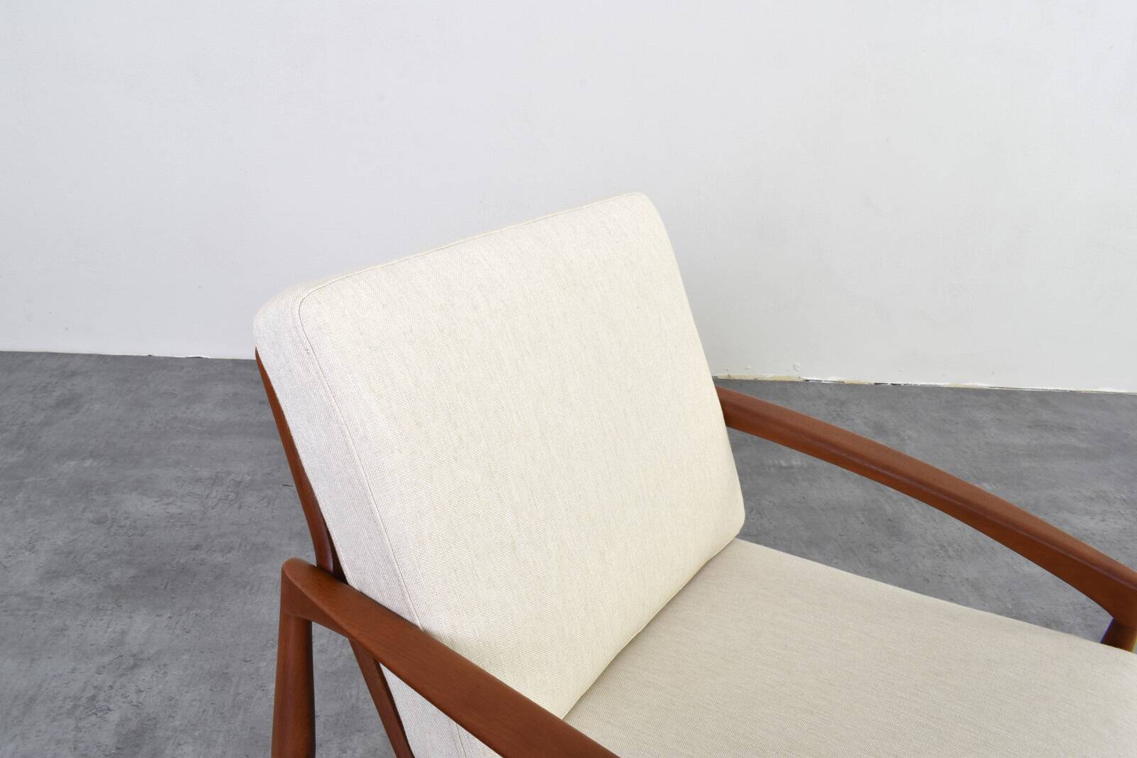 Teak Paper Knife Lounge Chair by Kai Kristiansen for Magnus Olesen, 1960s