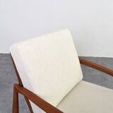 Teak Paper Knife Lounge Chair by Kai Kristiansen for Magnus Olesen, 1960s