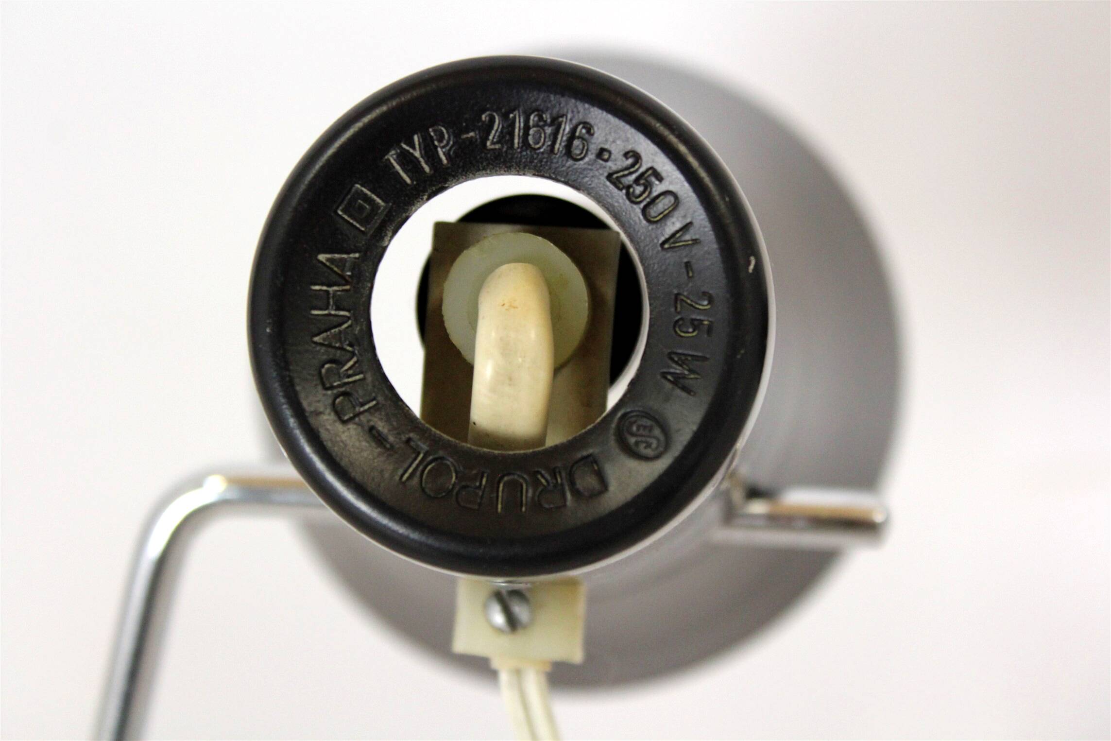 Lampes de table noires par Josef Hurka pour Drupol, années 1960, lot de 2