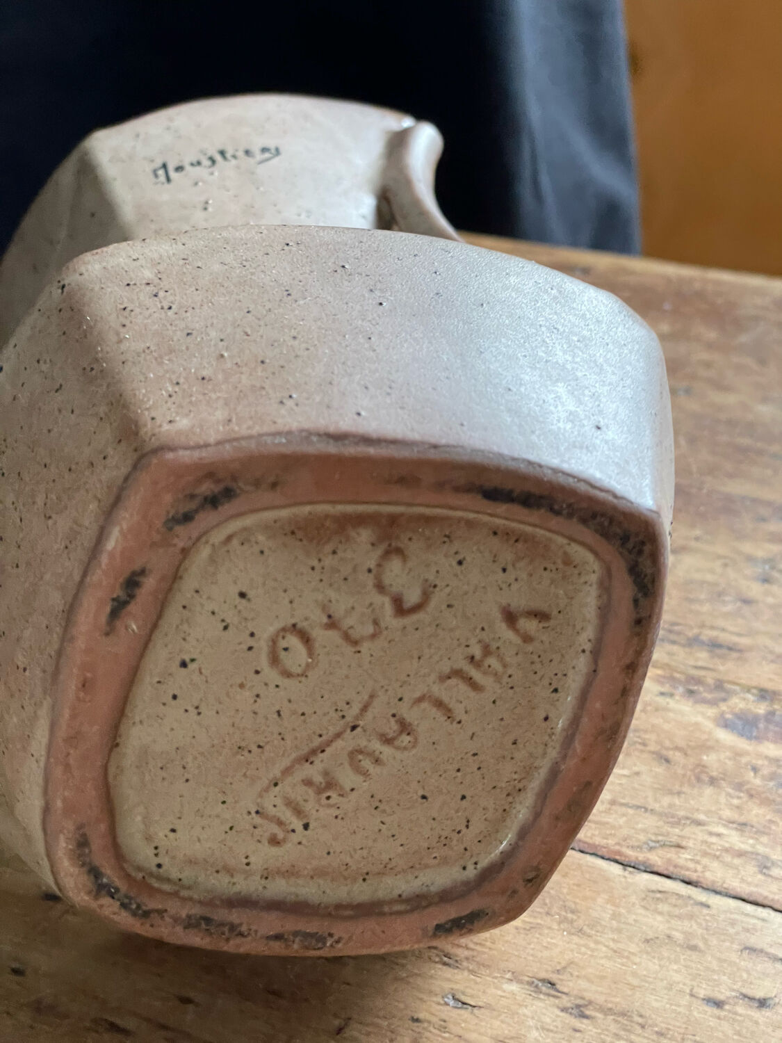 Vintage Vallauris 2-handled vase