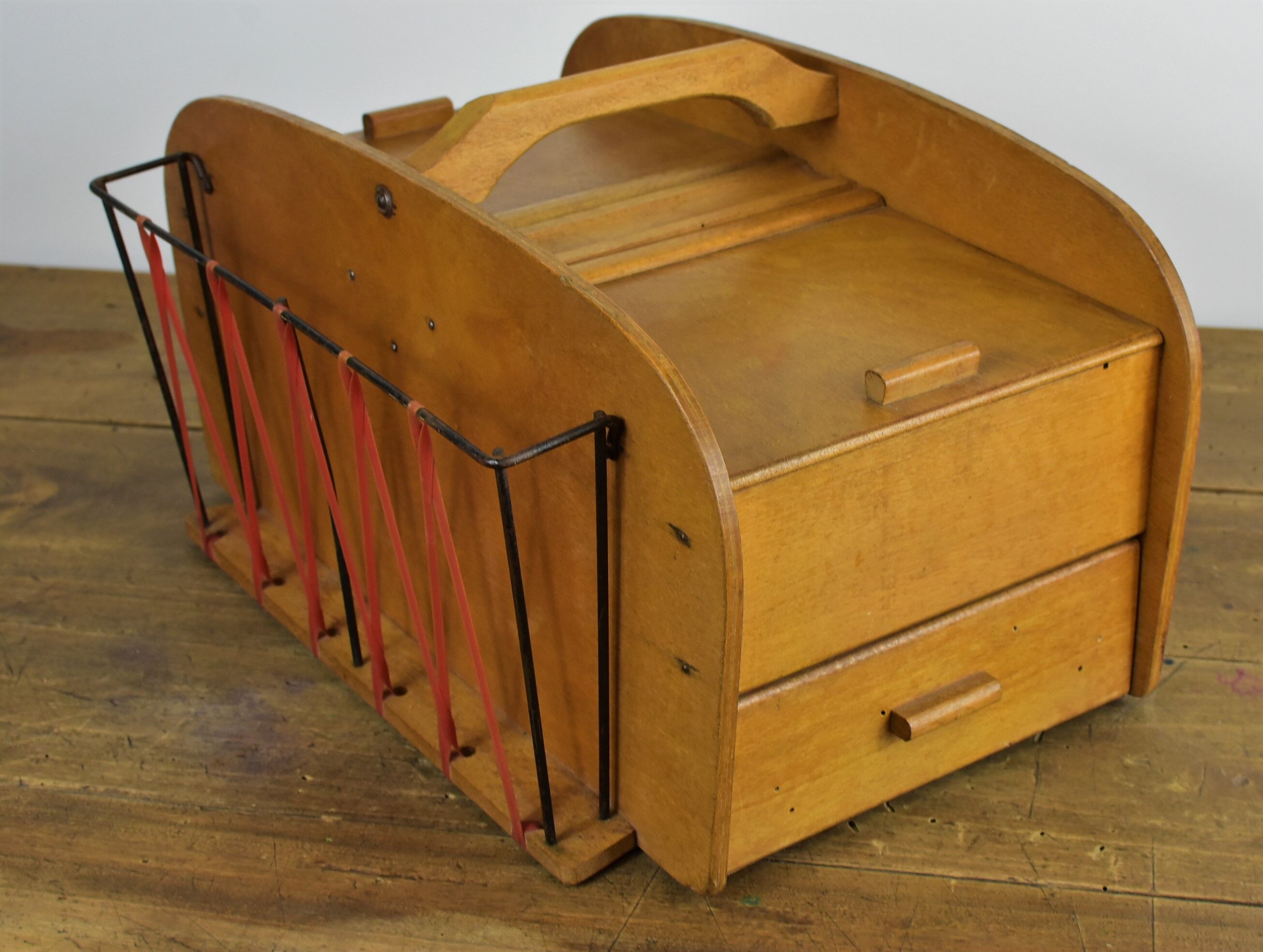 Vintage wood table worker