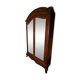 Glass-fronted lingerie wardrobe in solid wood