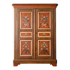 Armoire Alsacienne peinte - main