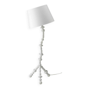Lampadaire bois massif - peint