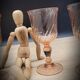 Set 4 verres à vin rose