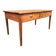 Table en bois de peuplier à 2 tiroirs de face d’époque reconstruction.