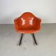 Eames Herman Miller RAR rocking chair in salmon