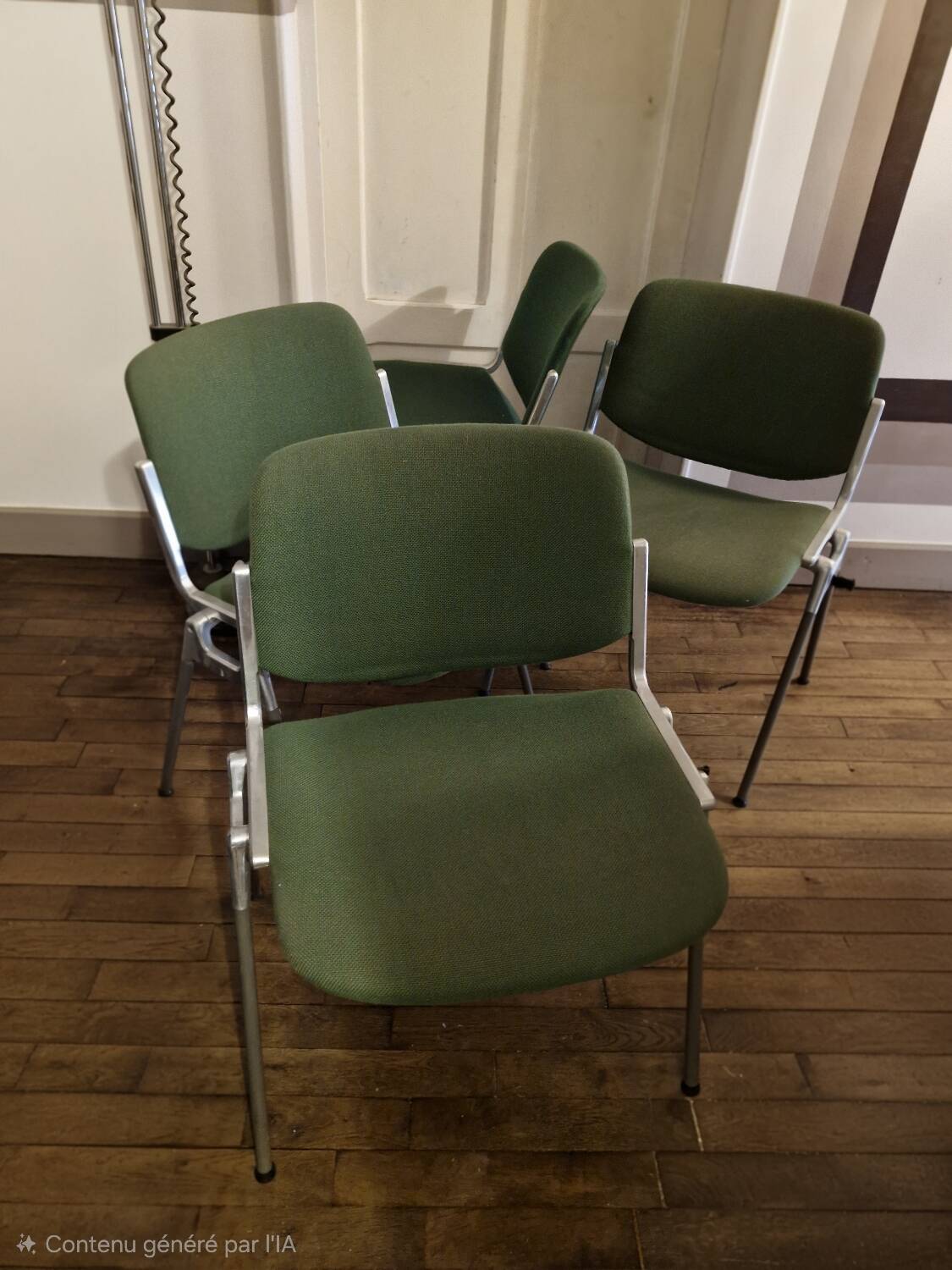 Set de 3 Chaises DSC 106 Giancarlo Piretti / Anonima Castelli, 1965,70