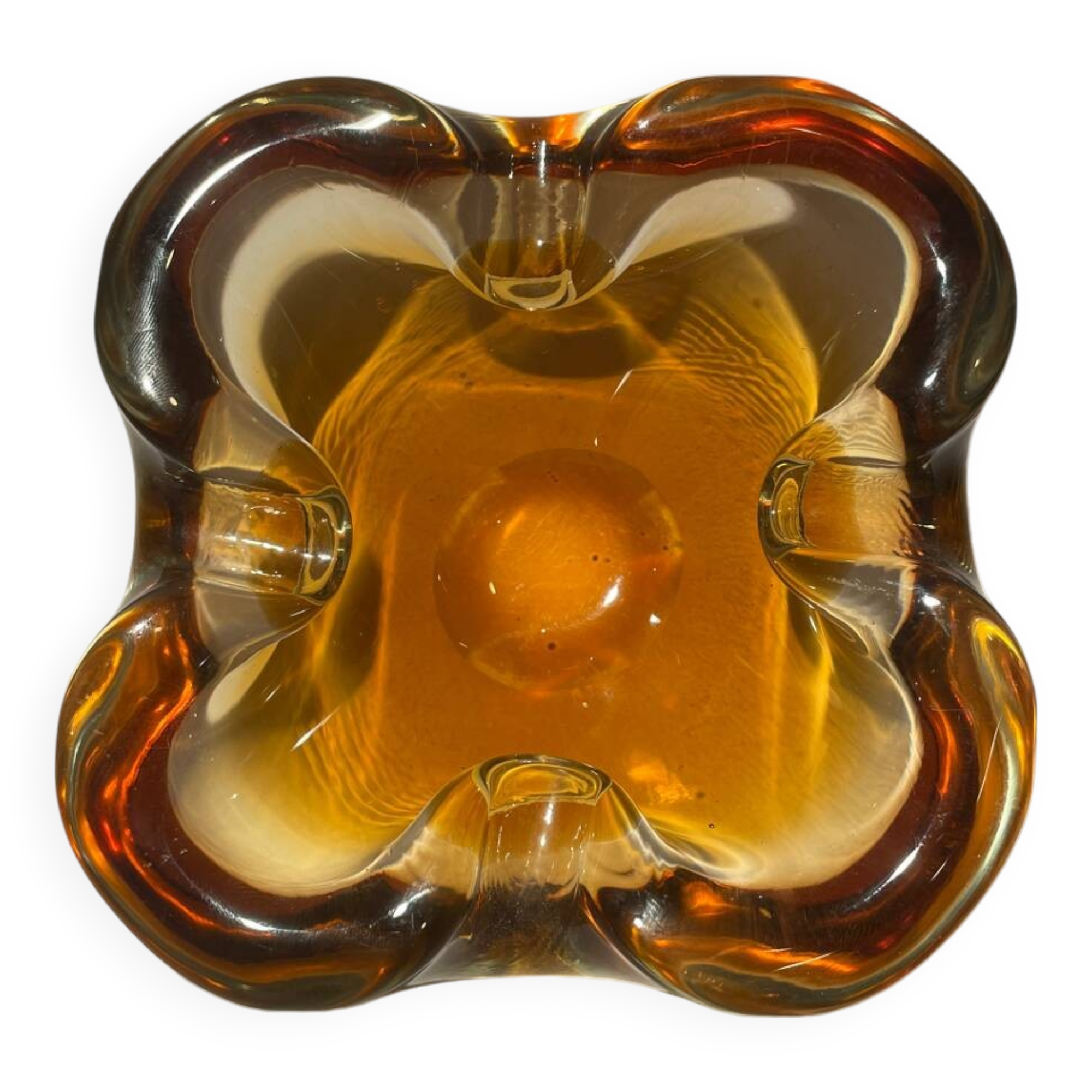 Sommerso ashtray, Murano