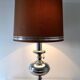 Large Mid-Century Italian Chrome Table Lamp, 1960s