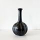 Vase céramique émail noir 1950