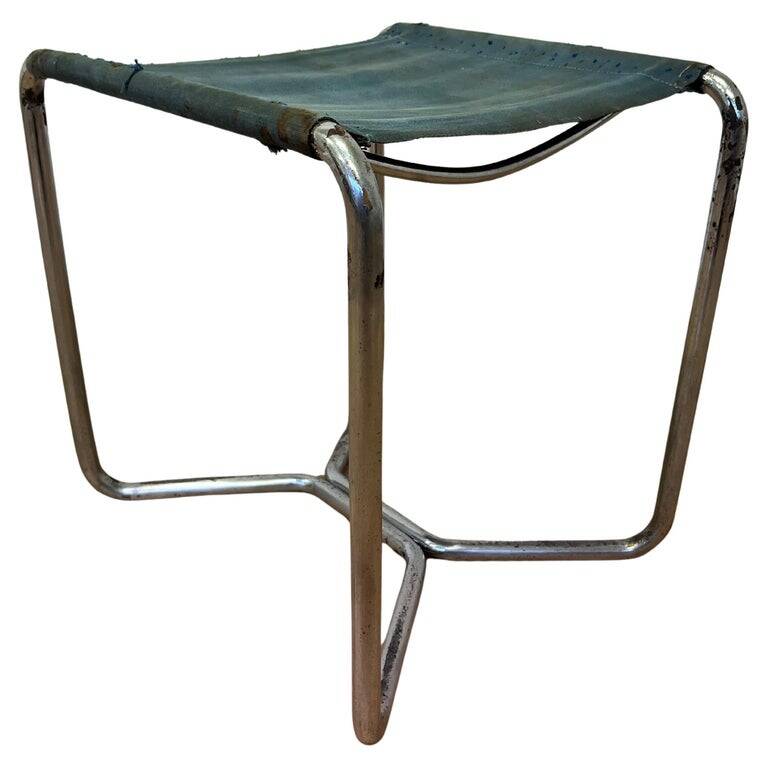 Tabouret Bauhaus Chrome Thonet B8 par Marcel Breuer, 1930