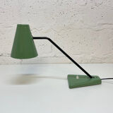 Green table lamp, 70's