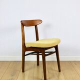 Vintage Hałas chairs yellow vintage - set of 2