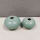 Two ball vases from Asbo ceramics Denmark 1987-1996