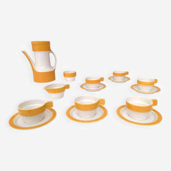 16-Piece Coffee/Teapot Set by Riccardo Schweizer Prod. by Pagnossin Ceramica