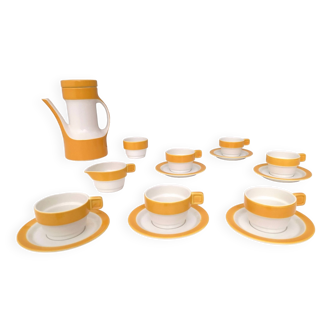 16-Piece Coffee/Teapot Set by Riccardo Schweizer Prod. by Pagnossin Ceramica