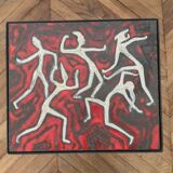 Ceramic side table, 1960